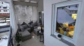 Exklusives 115 m Designer Apartment Kamin Spa-Bad Balkon Lounge Fürth - Image 5