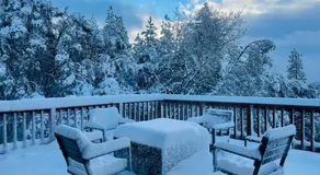 Stunning Log Cabin with Great Views, Firepit, Deck near Twain Hart - Image 3