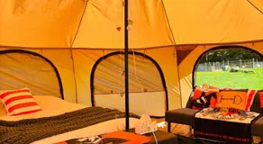 HERTFORD Farm yurt Tent Camping fire pit bbq pet friendly - Image 2