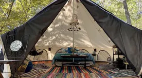 Beautiful Bell Tent Rental near Kansas City for Glamping in Missouri - Image 5