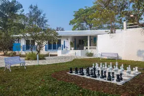 SaffronStays Kairos Zeus, Karjat - Greek style pool villa near Camp Max - Image 5