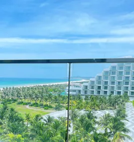 Partial Sea View Studio Cam Ranh Balcony - Image 4