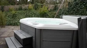 De Elysium 4-persoons met bubbelbad binnen én buiten hotspring bad, sauna, sunshower, stadstuin, wifi - Image 4