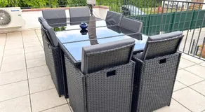 La Palmeraie - Strasbourg - Suite Élégante & Terrasse - Parking Gratuit - Image 4