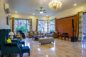 StayVista at Hillside Paradise in Sohna with Jacuzzi, kids play area, view of Aravalli Hills - Image 3