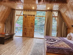wooden a frame cottage - Image 2