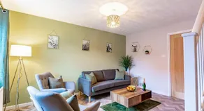 2BR Home w/ Free Parking | Close to M1 & Tram Stop - Image 2