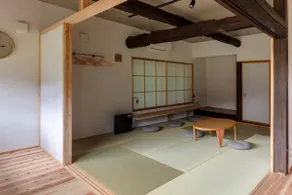 無料温泉券付き 最大12名 バーベキュー可能な一棟貸切宿 奥阿賀七名庵らくら キッチン洗濯機完備 - Image 4