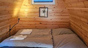 Camping-Fass inklusive Sauna & Frühstück, Bad & WC über die Terrasse - Image 2