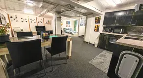Spacious cellar studio surrounded by mountains and lake - Image 3