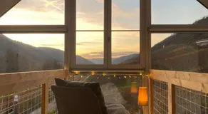 Mosel Chalets - Design-Ferienhäuser - Terrasse und Traumblick, nähe Cochem - Direkt am Weinberg -mittleres Chalet mit Sauna - Image 3