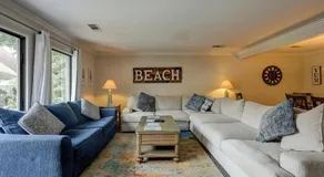 523 Queens Grant Big Comfortable Couch 75 In Smart TV 2 Kings Queen & Twin bunks Sleeper Sofa Wifi - Image 2