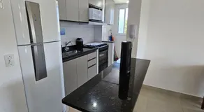 Jardim das Palmeiras II Home Resort JP2 Ubatuba - Apartamento com 2 Dorms, 1 Suíte, Condomínio com Piscina Adulto e Infantil, Jacuzzi Aquecida,Sauna, Churrasqueira, Academia, Salão de Jogos e Playground - Image 4