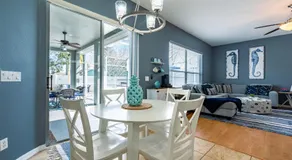 A Wave From it All! Pet friendly, Private heated pool home with fire pit! - Image 4