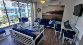 Acceso A La Playa Justo Detrás-Areas Sociales Con Piscina, Jacuzzi, BBQ, Gazebos, Salones, Baños y Duchas De Exterior-Wifi, Netflix, HBO, Al Lado De Hoteles, Campos De Golf, Minimarkets, Restaurantes, Bares, Tiendas y Comercios - Free Late Check-Out - Image 2