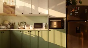 COZY HOME - Green kitchen with 2 bedrooms - Image 4