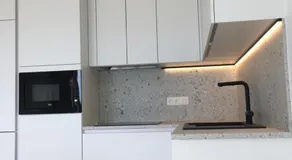 Studio 4 pers met Frontaal Zeezicht & privé zwembad Oostende - Image 4