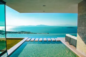 Villa View Bodrum Infinity Pool Sunset over Greek Islands Private Concierge Breakfast Up to 10 Guests - Image 4
