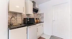 En-suite studio room with kitchenette and separate private TV room in London - Image 4
