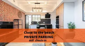 Loft Magnan - PARKING - idéal couples -BEACH -TRAM & Supermarkets - New & Confort-AC - Image 3