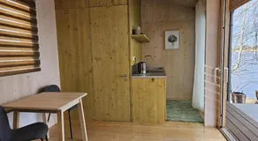 Piestātne Riverside Cabins with Sauna, Hot Tub & Private Pier - Image 4