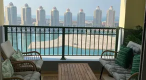 Beachfront Luxury Apartment-Pearl Island شقه مطله على الشاطئ بجزيرة اللؤلؤه - Image 4