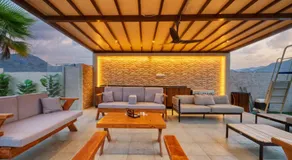 Private Farmstay among Mountains Pool BBQ Kids area - Image 3