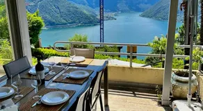 Villa Martino pool and lake view - Image 3