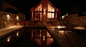 Heating pool villa with forest view, hot tube, cinema and PlayStation - Image 2