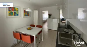 H1 with 4,5 Room, Bathroom, Kitchen, Central, quiet & modern with office - Image 3