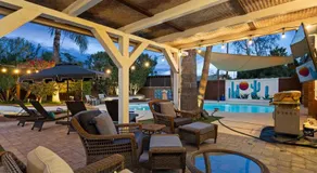 Desert Oasis - Epic Backyard Pool Bocce Firepit - Image 4