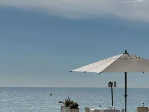 Blue Azur Residence with Balcony and Cityscape View Central City with Double Beds - Image 2