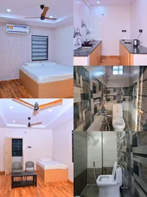 Swagan Home Stays Air Conditioned Deluxe ONE BED ROOM Studio Apartment - Image 5
