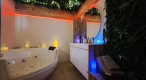 Gîtes Mas des rochers - Case bambou avec Spa et piscine - Image 3