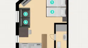 Rigacomfyapart Free Parking - Image 1