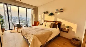 Espectacular Estudio en University Tower Reforma 2 camas dobles 4 personas - Image 2