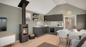 Panoramic View of Voss - Private Cabin & Patio - Image 2