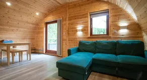 Cosy and eco-friendly cabins next to 16th century pub - Image 5
