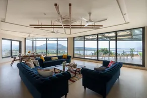 Pearl Lakeview Mansion by StayVista - Lakeside villa with Infinity pool, In-house theatre & Games room - Image 3