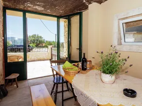 Stone house near river canyon, beautiful covered terrace, great mountains view - Image 3