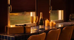Wellness Tuin Woestijnroos Wellness Lodge met privé sauna stoomcabine en jacuzzi inclusief gratis prosecco en partner box - ultieme partner beleving - - Image 5