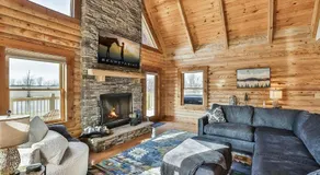 Rec Farm-Log Cabin on Farm, Lake, Hot Tub,Arcade, Pickleball - Image 2