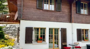 One Bedroom with mountain and garden view ground floor of Chalet Solaria - Image 3