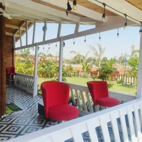 Kuku farm stay 3 bedroom wooden cottage with private pool at Moinabad - Image 4