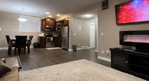 Spacious Private Cozy Walkout Entire Suite Close to Airport, Downtown, Shops, Stampede & Rocky Mountains with many Amenities in Panorama Hills NW - 4 Can Sleep - Image 2