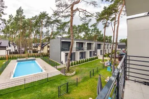 story holiday home with a garden and a pool - Image 1
