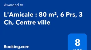 L'Amicale : 80 m², 6 Prs, 3 Ch, Centre ville - Image 5