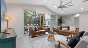 Maison de vacances entièrement équipée avec barbecue, terrasse et piscine privée | Vue jardin | Avec animaux autorisés - Image 3