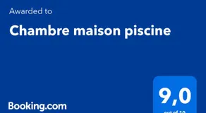 Chambre maison piscine - Image 5