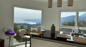 Half of the luxury villa with sea view and pool in natural park - Image 4